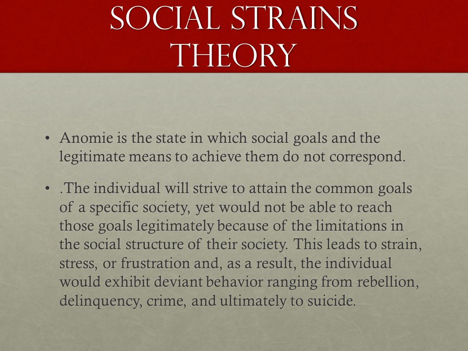 General Strain Theory And Serial Killers General Strain Theory And Serial Killers