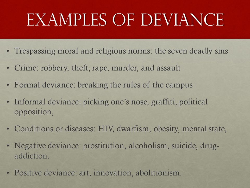 Image result for pictures of deviance?