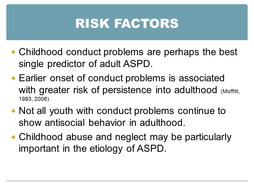 Adult Antisocial Behavior 48