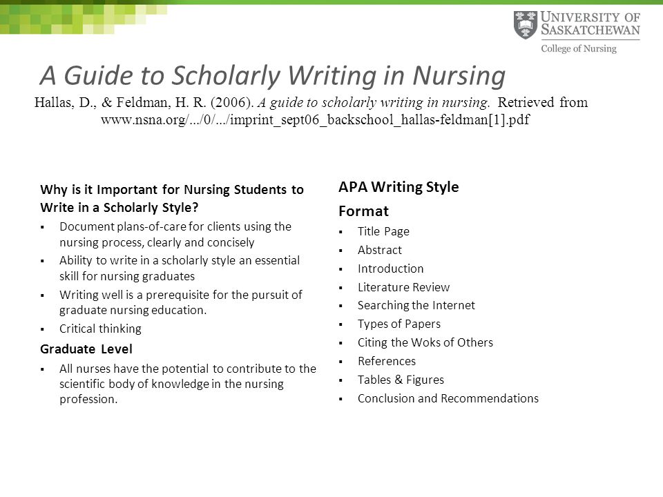 examples of scholarly writing