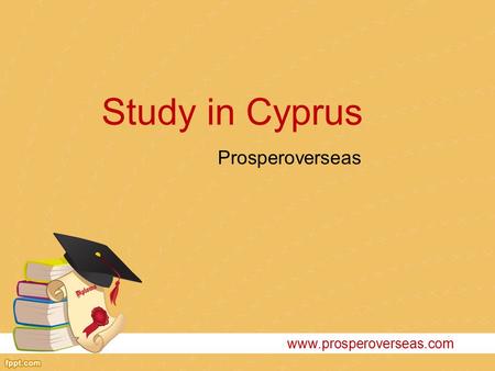 Study in Cyprus Prosperoverseas