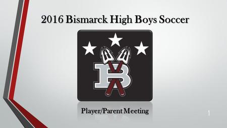 2016 Bismarck High Boys Soccer 1 Player/Parent Meeting.