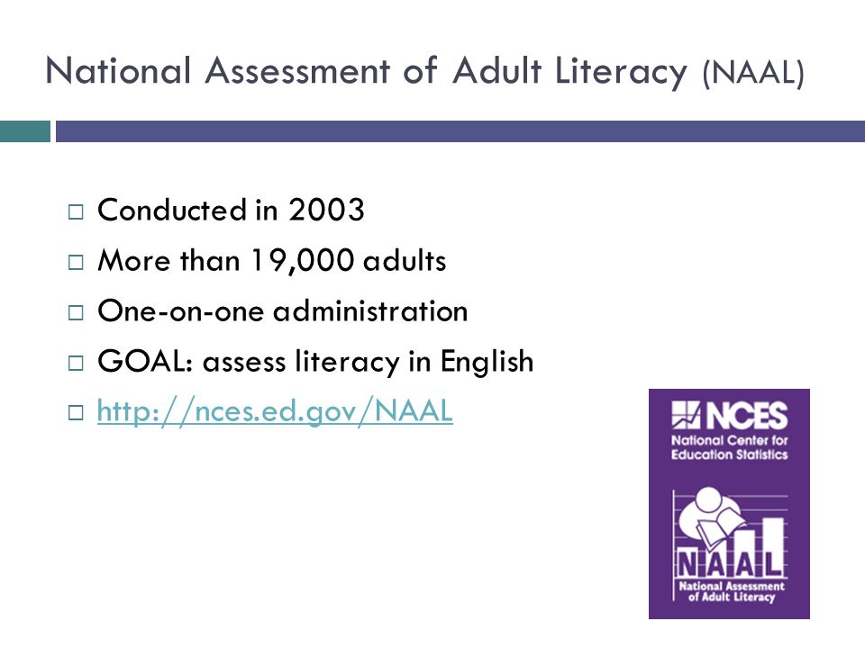 National Assessment Of Adult Literacy 67