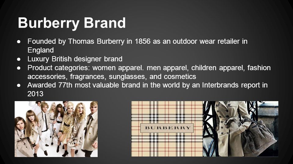 thomas burberry brand