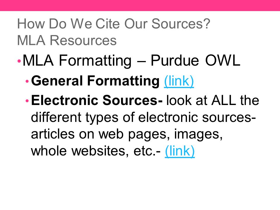 how to cite sources using mla format