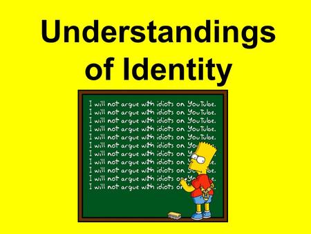 Understandings of Identity. Chapter 1 – Thinking About Identity and Ideologies2 To What Extent are Ideology and Identity Interrelated? Question for Inquiry.