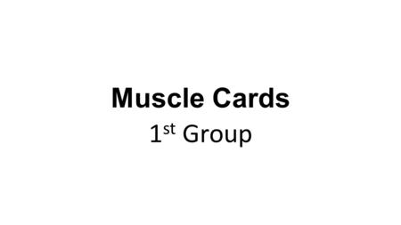 Muscle Cards 1 st Group. Trapezius – 3 Part Muscle, pg. 94 Upper Trapezius Origin Base of Skull Occipital Protuberance Posterior Ligaments of neck Insertion.