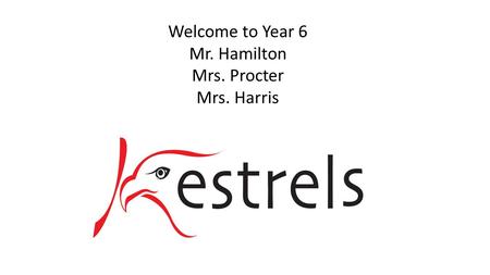 Welcome to Year 6 Mr. Hamilton Mrs. Procter Mrs. Harris.