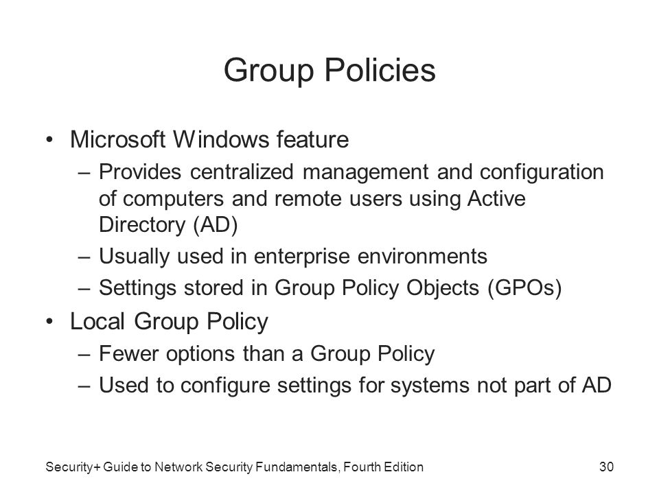Group Policy Fundamentals Pluralsight
