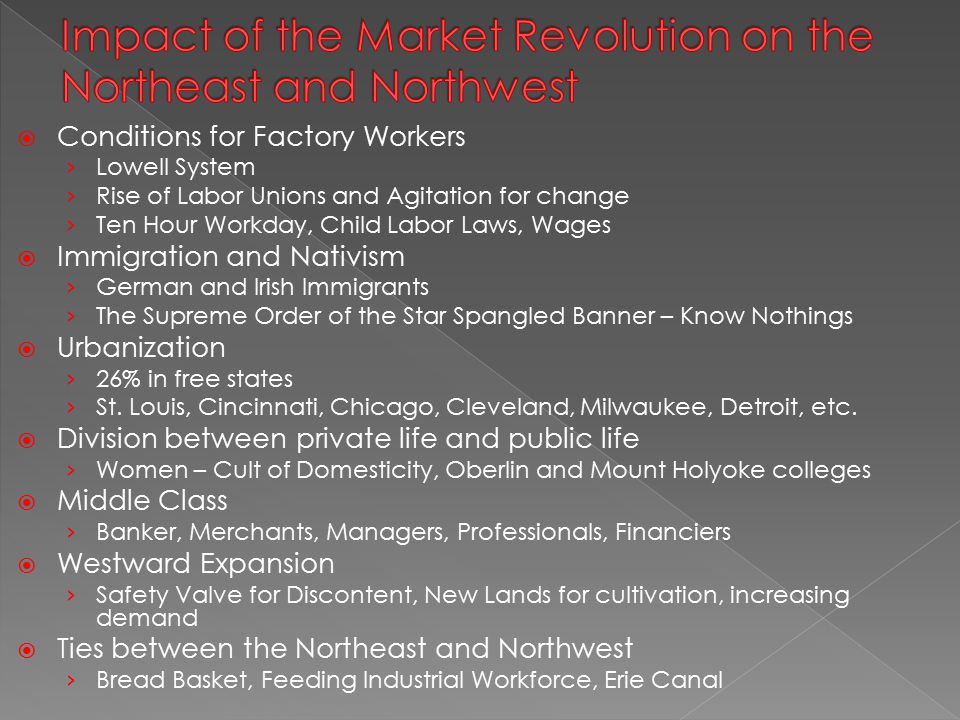 what was the market revolution