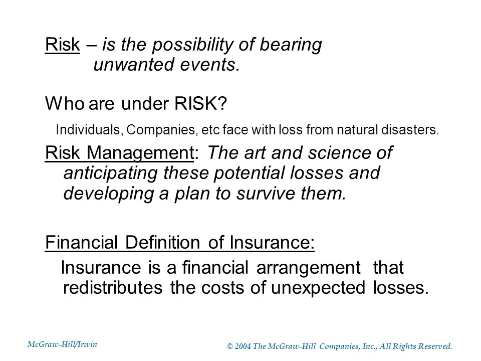 Project Risk Management - ppt download