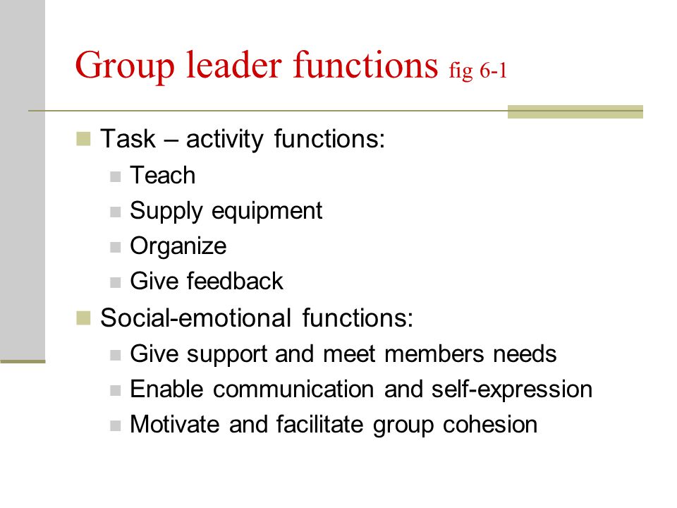 Leadership In A Group 52