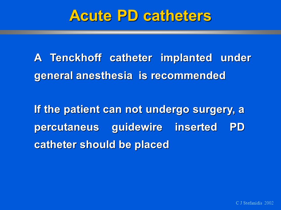 Acute peritoneal dialysis (PD) in the PICU - ppt video ...
