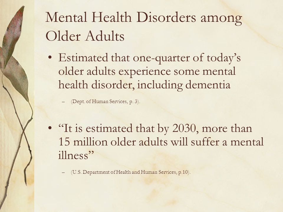 Older Adults Mental Health 12