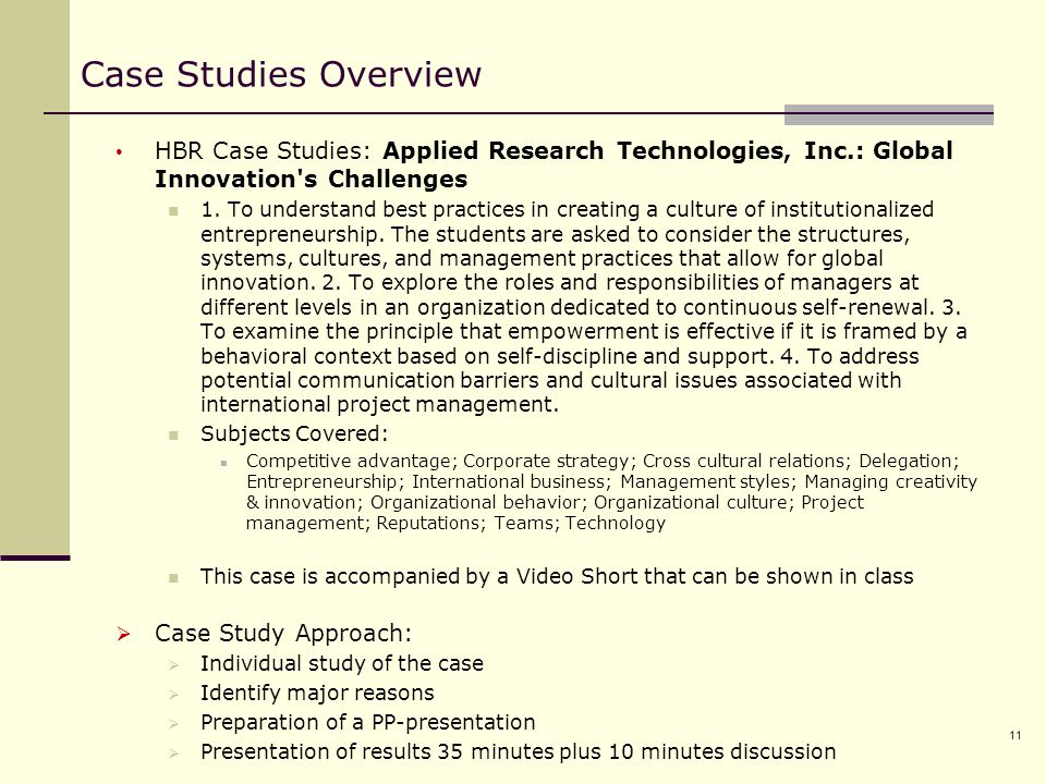 hbs case study example