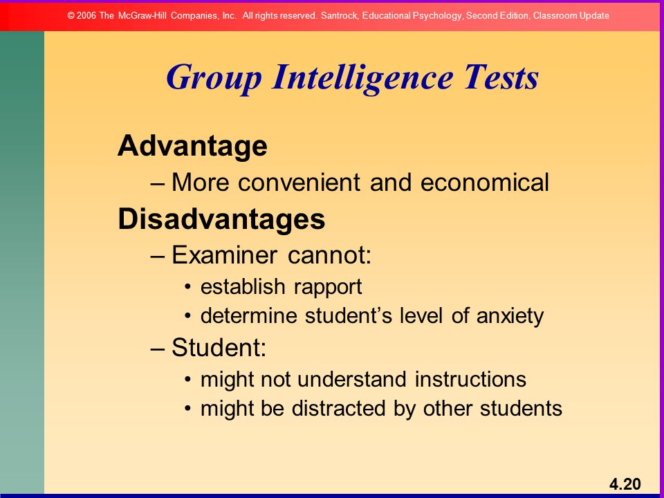Group Intelligence Tests 53