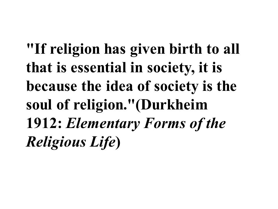 emile durkheim the elementary forms of religious life essay