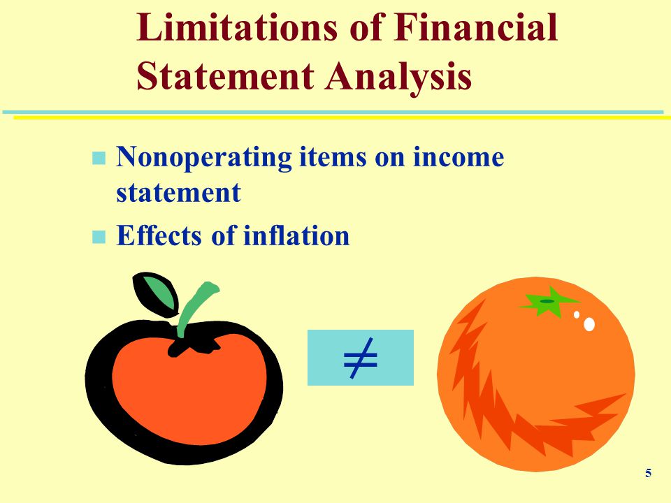Limitations Of Financial Statement Analysis 46