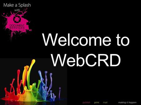 Welcome to WebCRD.