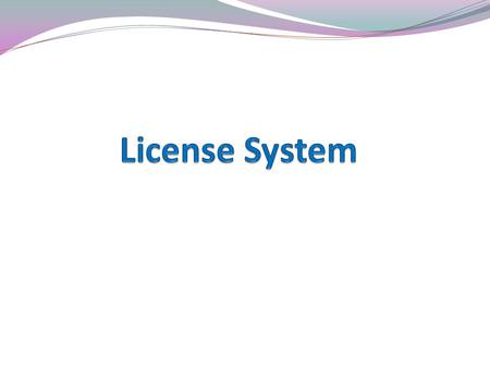 What is license A unique license number is given at the time of new installation.(For example: Lic no. olk162531) A software license both imposes restrictions.