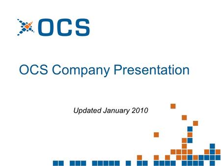 OCS Company Presentation