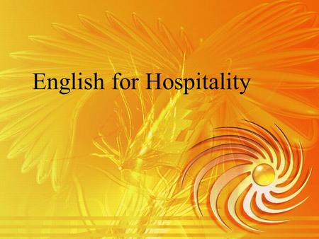English for Hospitality. Topic 2 Room Reservation via Telephone.