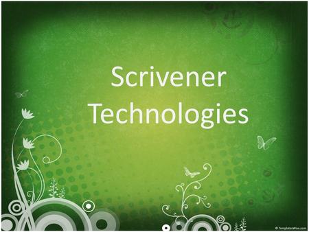 Scrivener Technologies. About Us Scrivener Technologies is a provider of offshore General Transcription services who can assist you by providing transcription.