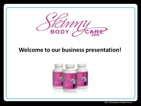 Welcome to our business presentation!