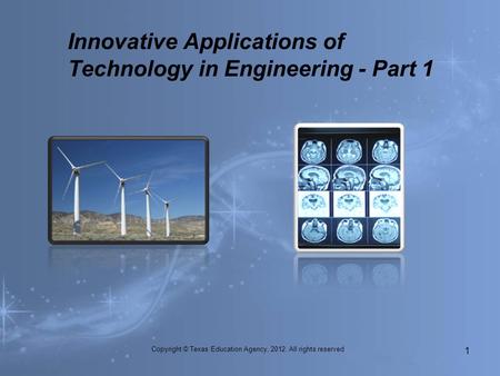 Innovative Applications of Technology in Engineering - Part 1