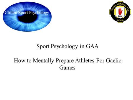 Sport Psychology in GAA