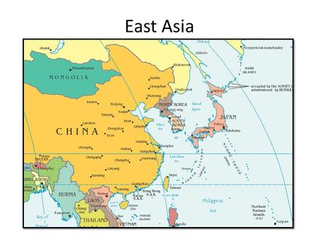 East Asia.