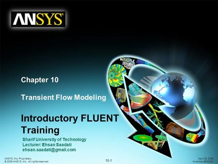 Chapter 10 Transient Flow Modeling