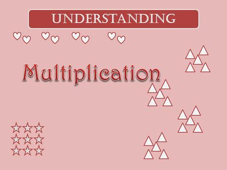 Understanding. Using this slideshow with manipulatives (counters or tiles) will help reinforce the concepts of multiplication and division. Each student.
