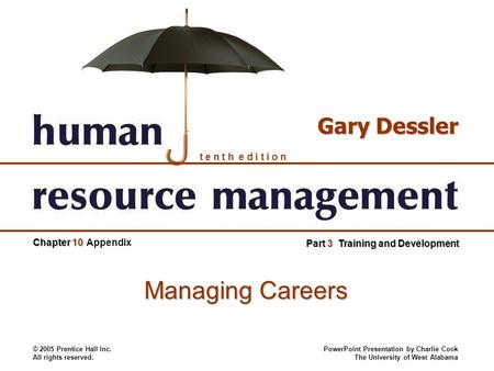 Managing Careers.