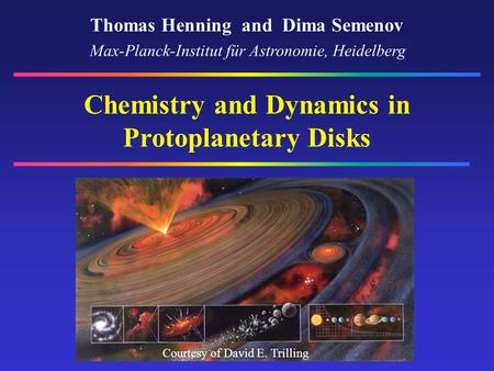 Chemistry and Dynamics in Protoplanetary Disks
