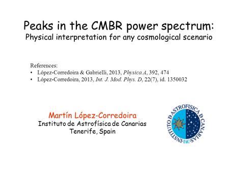 References: López-Corredoira & Gabrielli, 2013, Physica A, 392, 474