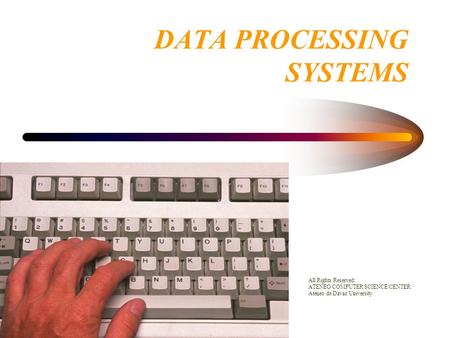 DATA PROCESSING SYSTEMS