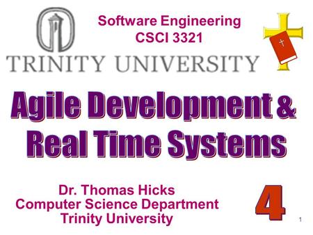 Software Engineering CSCI 3321 Computer Science Department