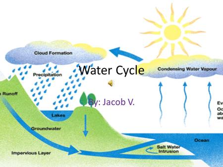 Water Cycle By: Jacob V..