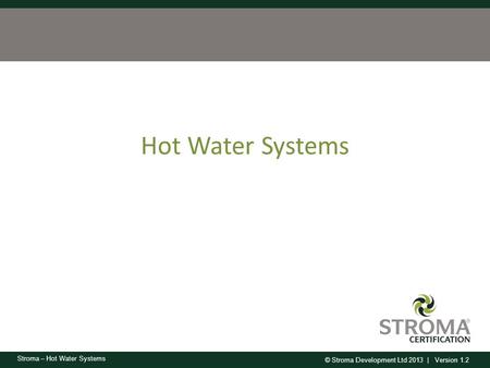 Hot Water Systems.