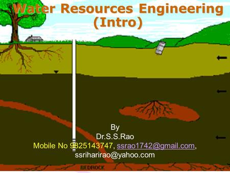 Water Resources Engineering (Intro)