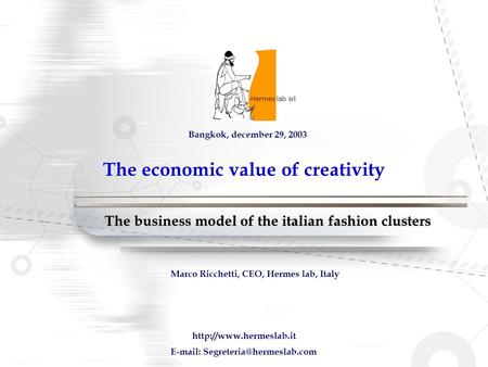 The economic value of creativity