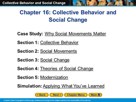 Chapter 16: Collective Behavior and Social Change