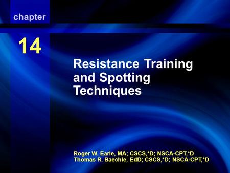 Resistance Training and Spotting Techniques