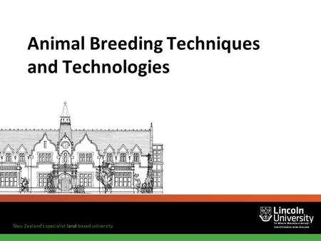 Animal Breeding Techniques and Technologies