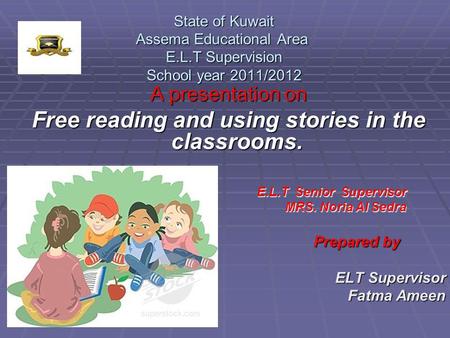 Free reading and using stories in the classrooms.