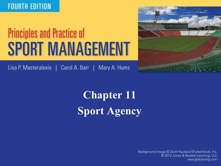 Chapter 11 Sport Agency.