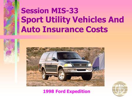 Sport Utility Vehicles And Auto Insurance Costs 1998 Ford Expedition Session MIS-33.