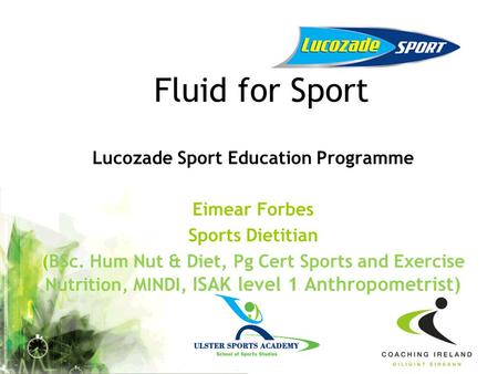 Lucozade Sport Education Programme