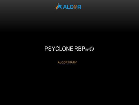 PsyClone RBPRF© ALCOR HRAM.